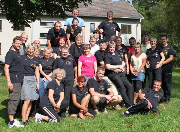 Gruppenbild der Teilnehmer am Trainingslager